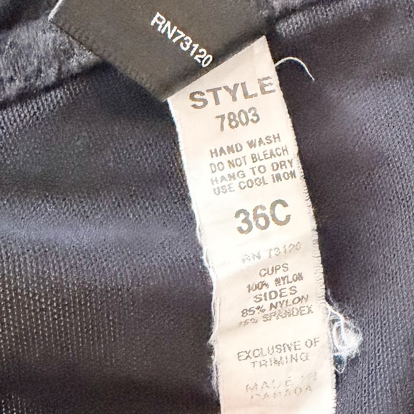 Vintage Frederick's of Hollywood Black Lace Corset with Boning, Rosette - Picture 8 of 13